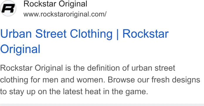 Rockstar Original ad