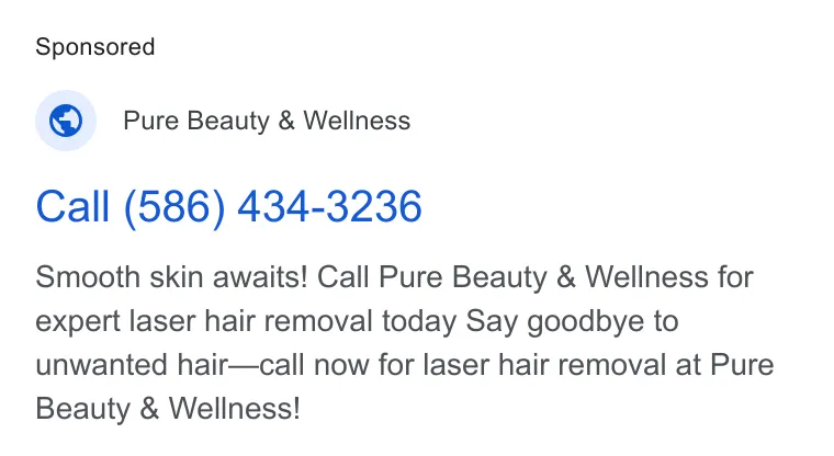 Pure Beauty ad