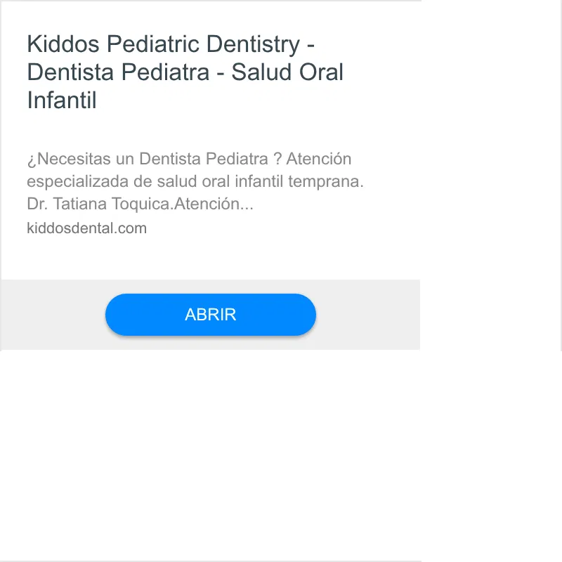 Kiddos Pediatric Dentistry ad