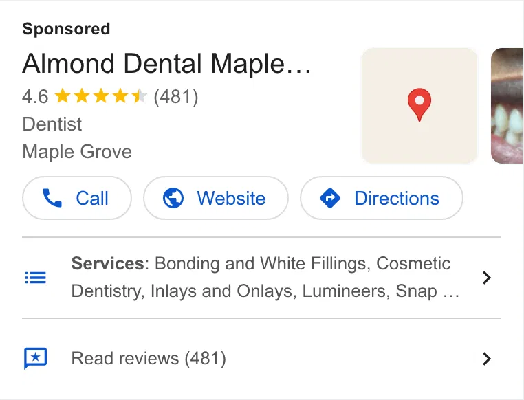 Almond Dental St. Anthony ad