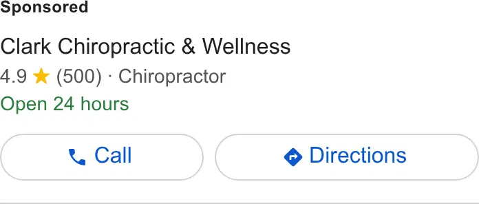 Clark Chiropractic & Wellness ad