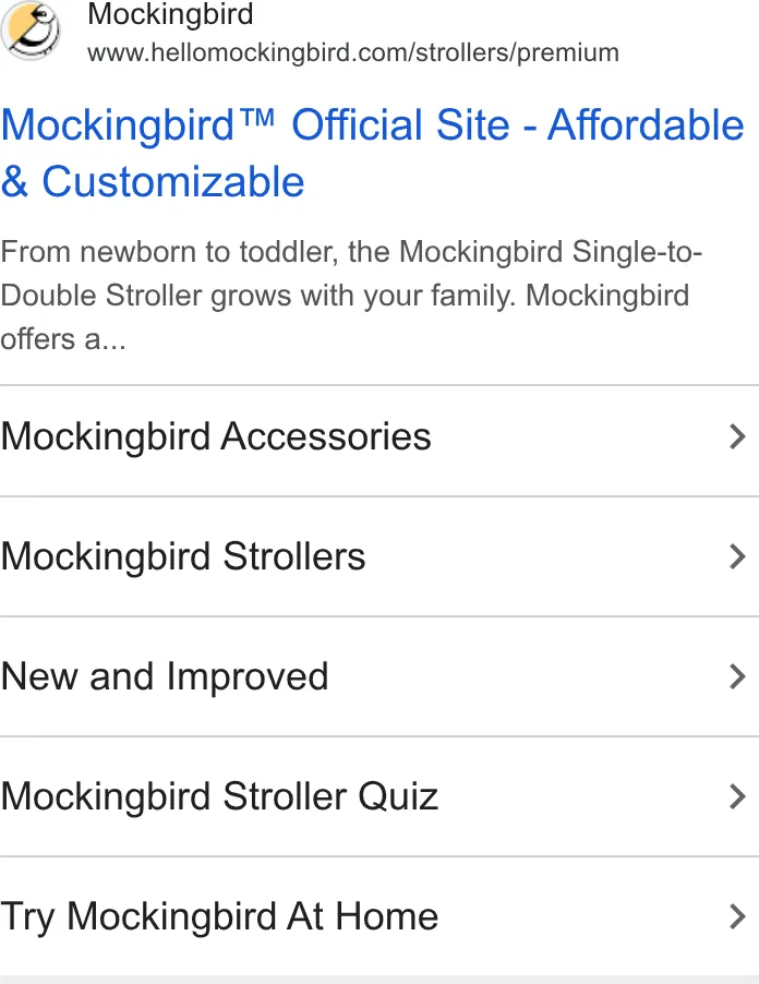 Mockingbird ad