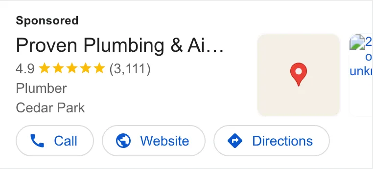 Proven Plumbing & Air ad