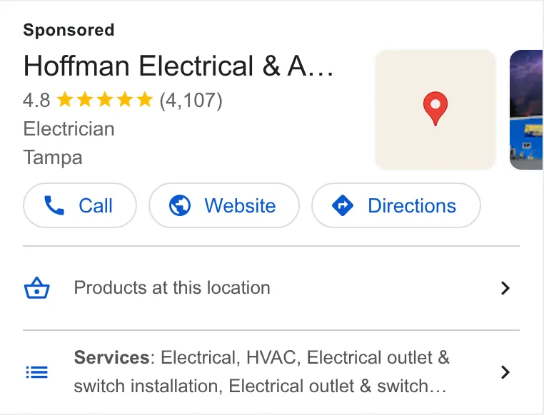 Hoffman Electrical & A/C ad