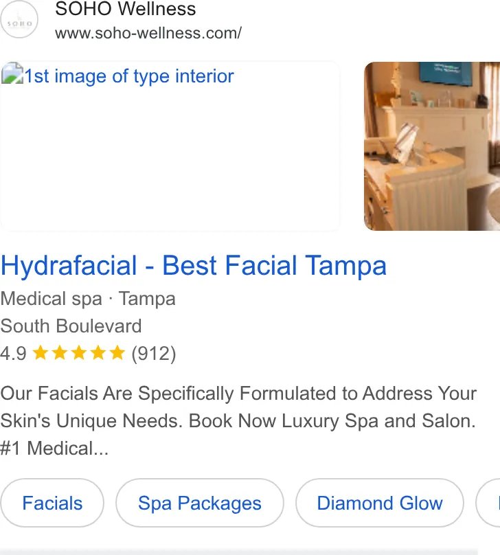 SOHO Wellness & Med Spa | Tampa ad