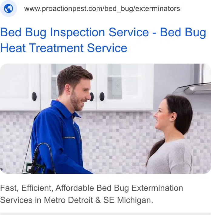 ProAction Pest Control ad