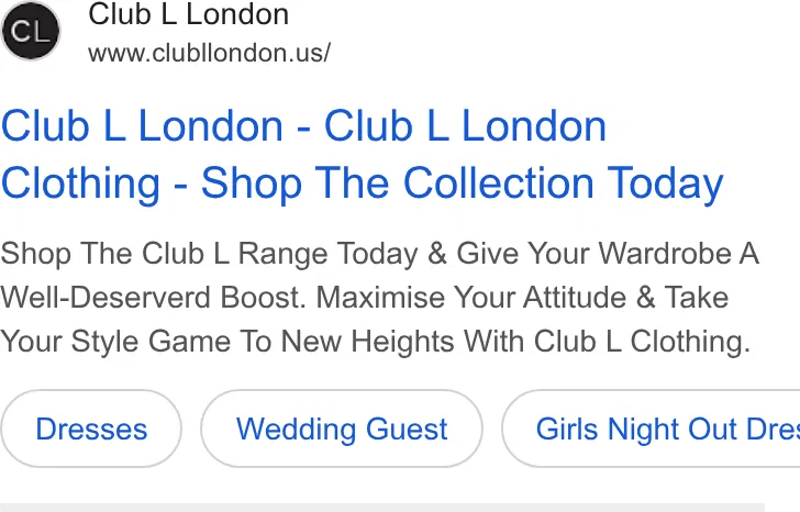 Club L London - USA ad