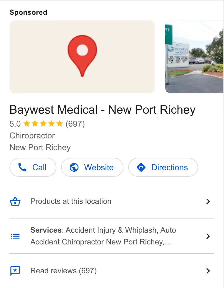 Baywest Medical ad