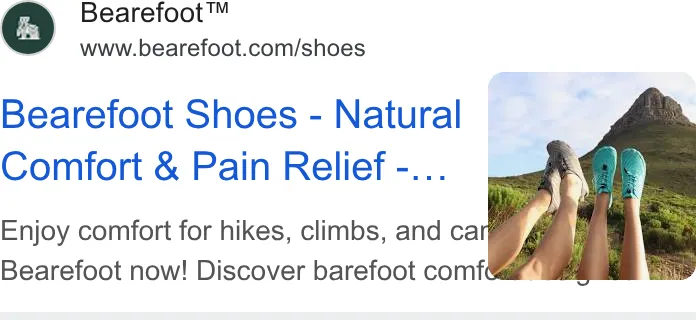 Bearefoot ad