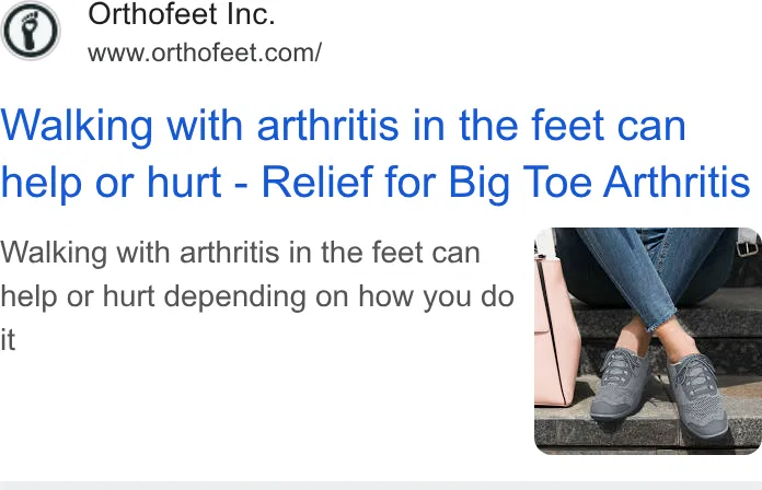 Orthofeet® ad
