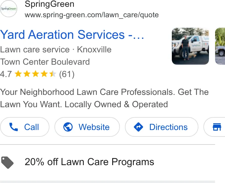 Spring Green ad