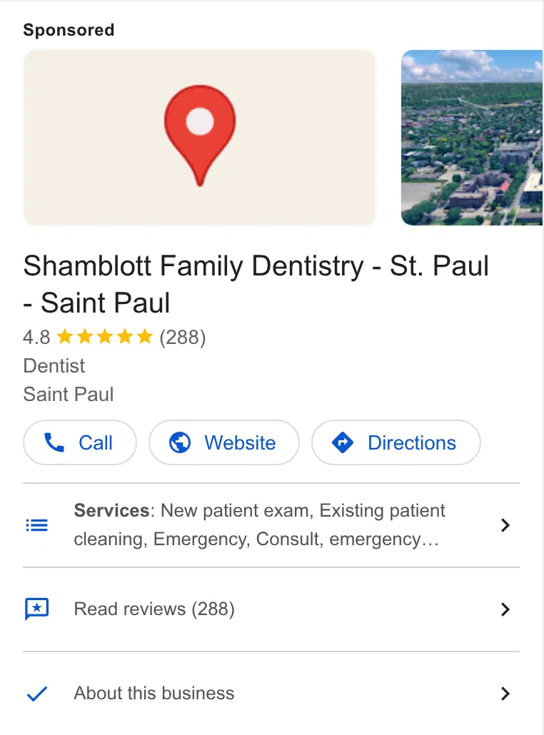 Shamblott Family Dentistry - Hopkins ad