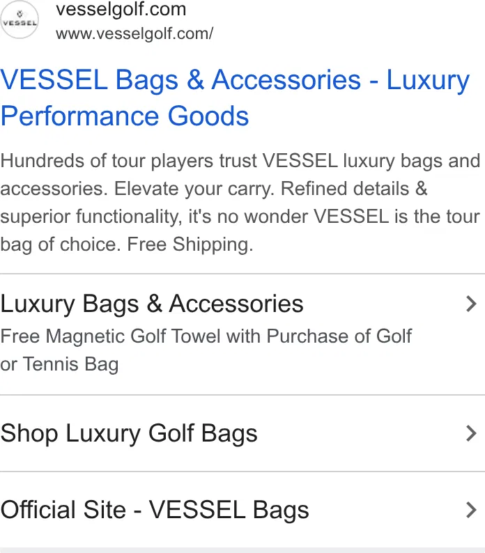 VESSEL ad