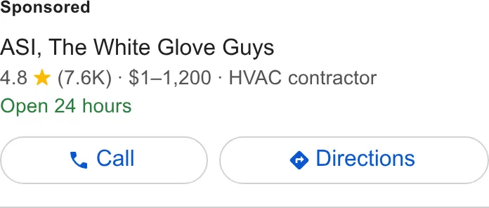 ASI, The White Glove Guys ad
