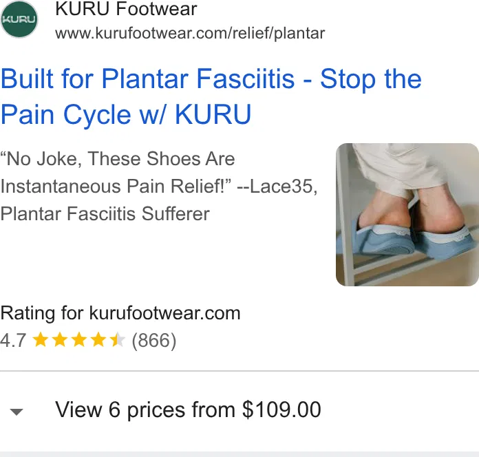 KURU Footwear ad