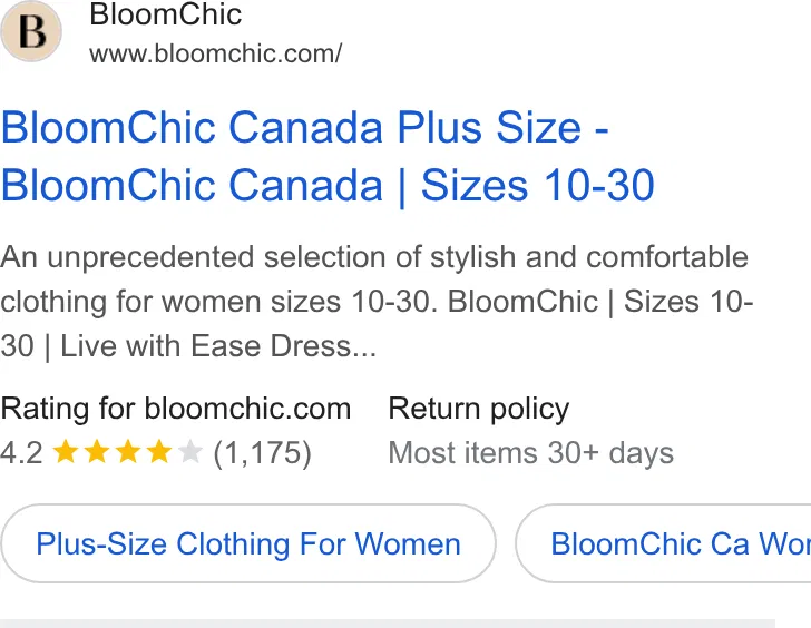 BloomChic ad
