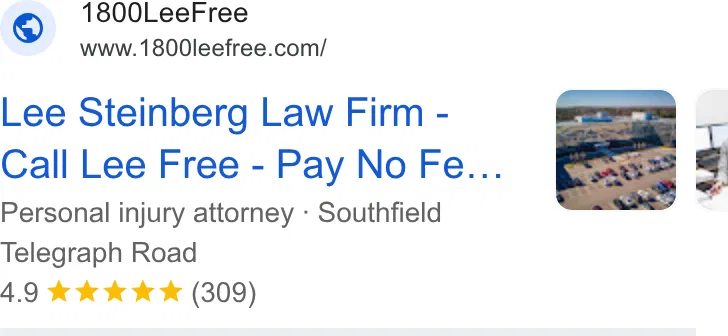 Lee Steinberg Law Firm ad
