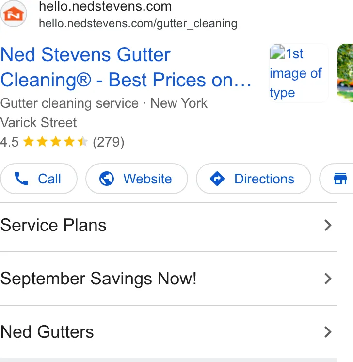 Ned’s Pest Control and Lawn Treatment ad