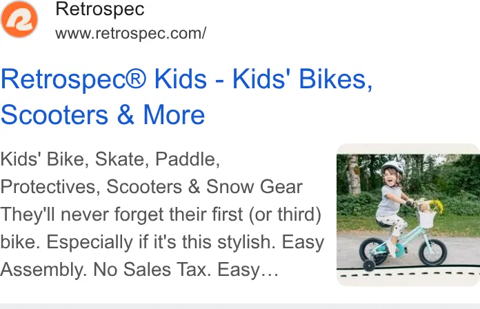 Retrospec ad