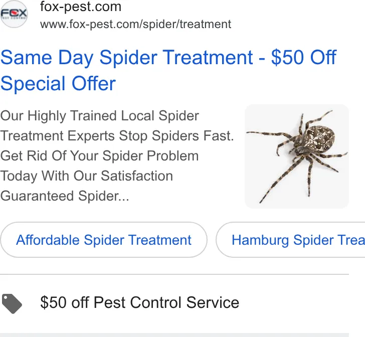 Fox Pest Control Glen Ellyn ad