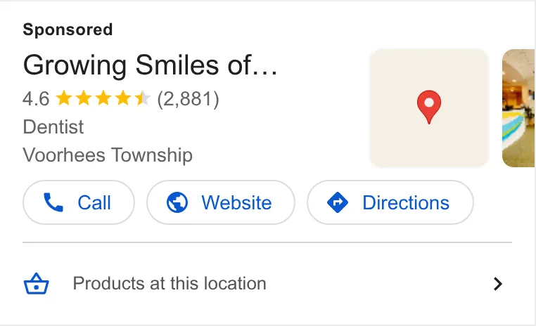 Growing Smiles of Voorhees ad