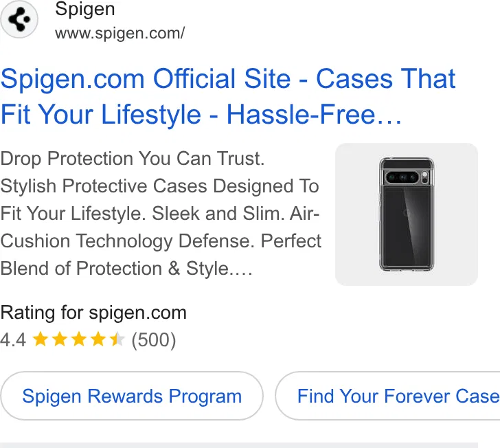 Spigen Inc ad