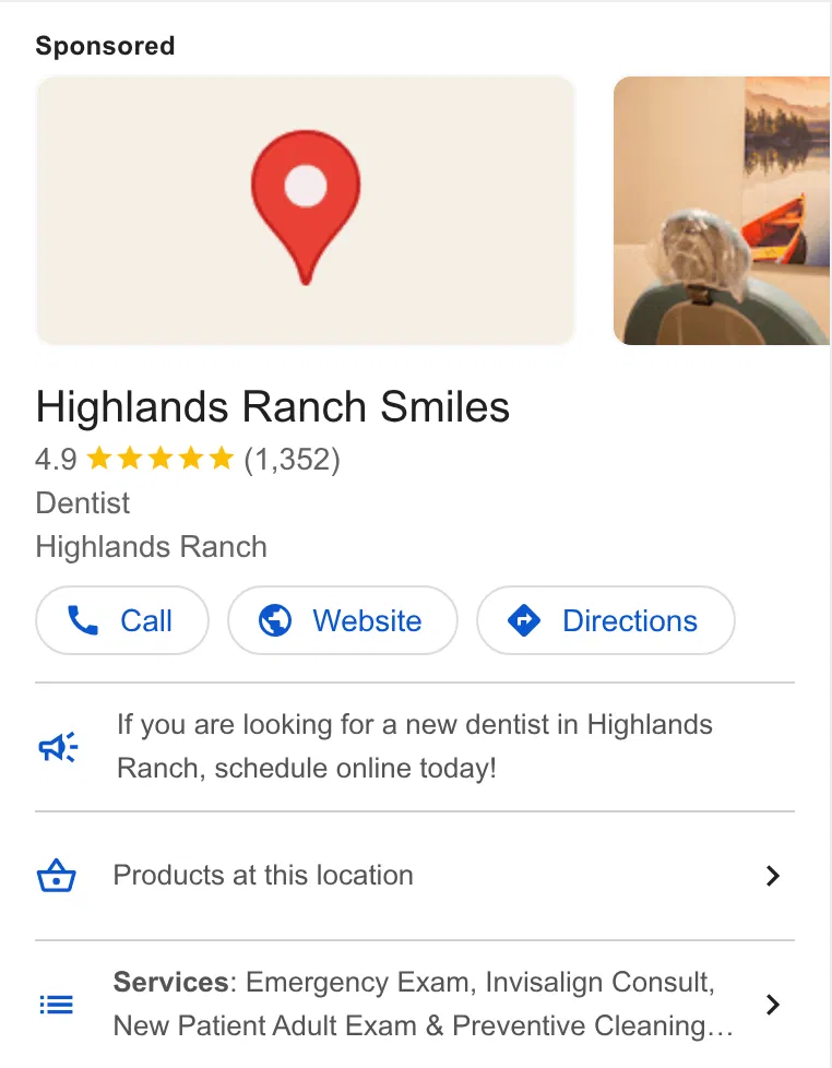 Highlands Ranch Smiles ad