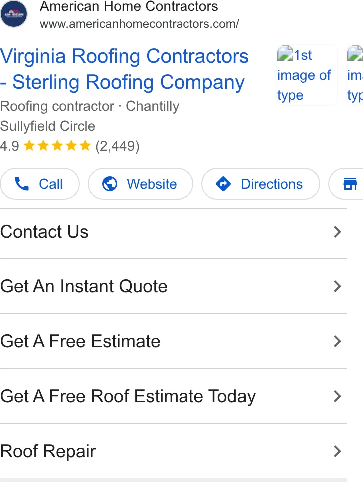 American Home Contractors ad