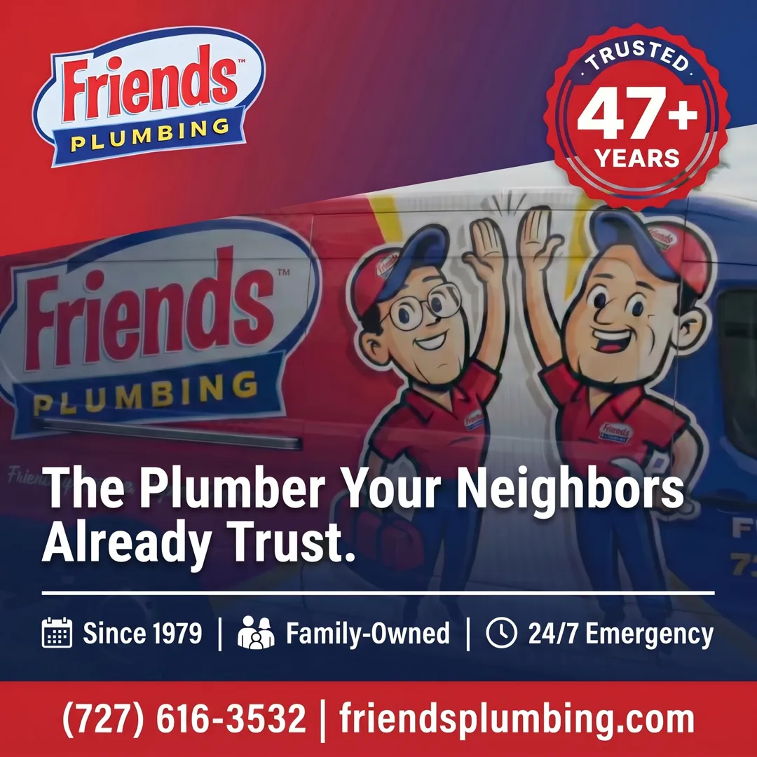 Friends Plumbing ad