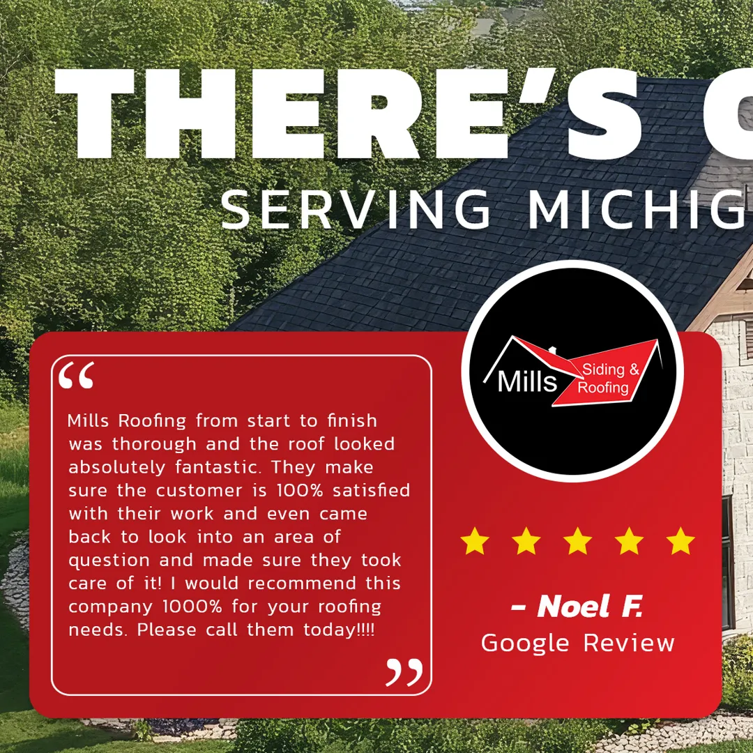 Mills Siding and Roofing ad