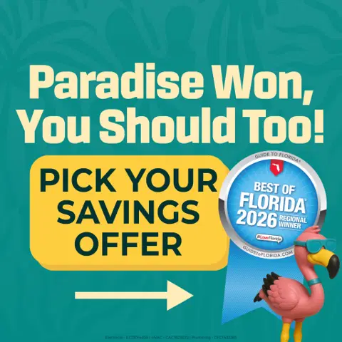 Paradise Plumbing, Air & Electric ad