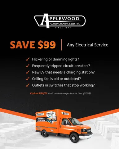 Applewood Plumbing Heating & Electric ad