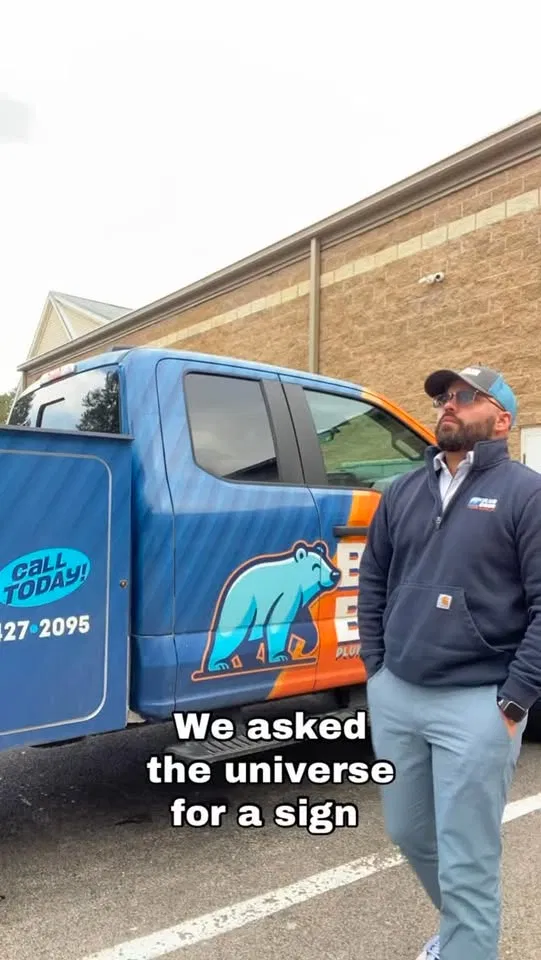 Blue Bear Plumbing Heating & Air ad