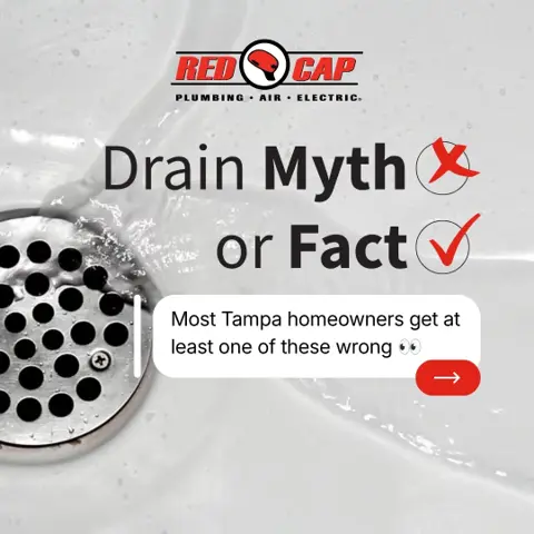 Red Cap Plumbing, Air & Electric ad