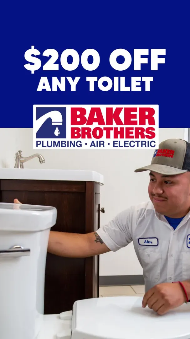 Baker Brothers Plumbing, Air & Electric ad