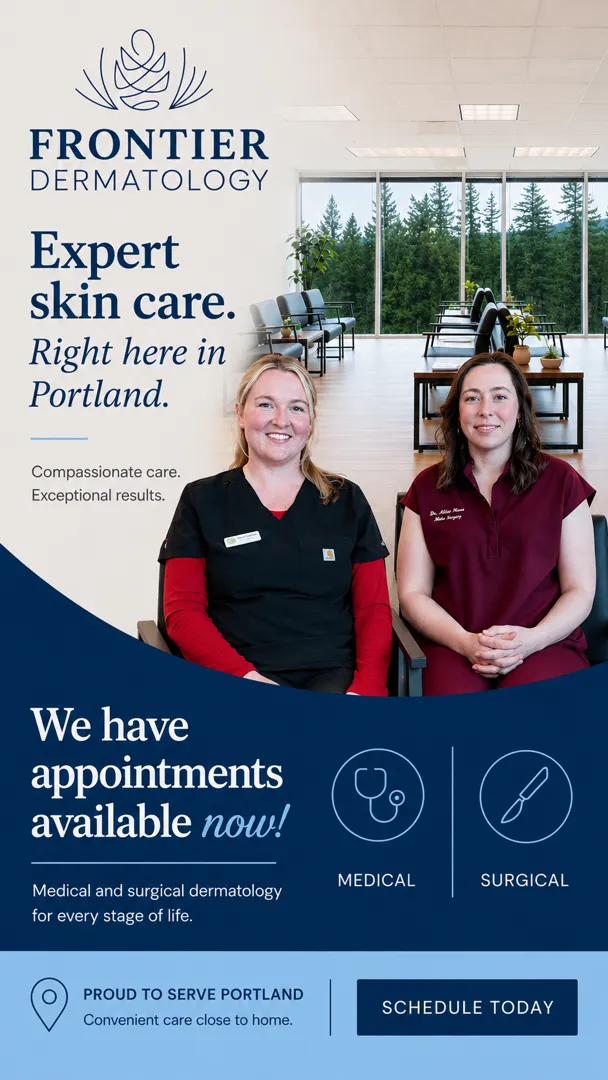 Frontier Dermatology Aesthetics (Mill Creek) ad