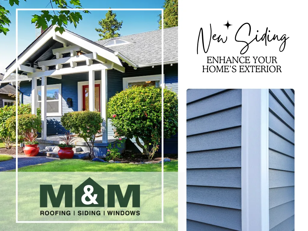 M&M Roofing, Siding & Windows ad