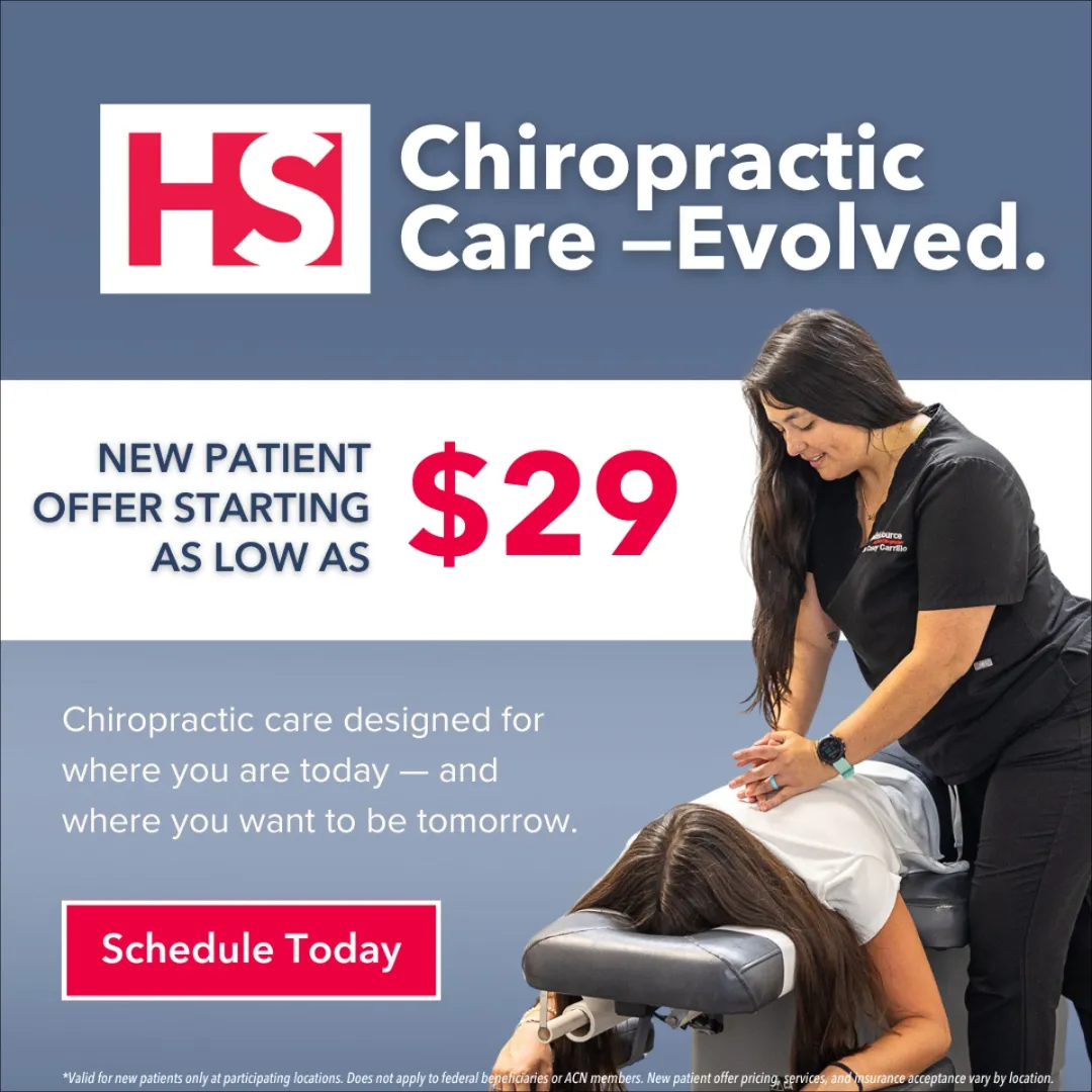 HealthSource Chiropractic of Troy ad