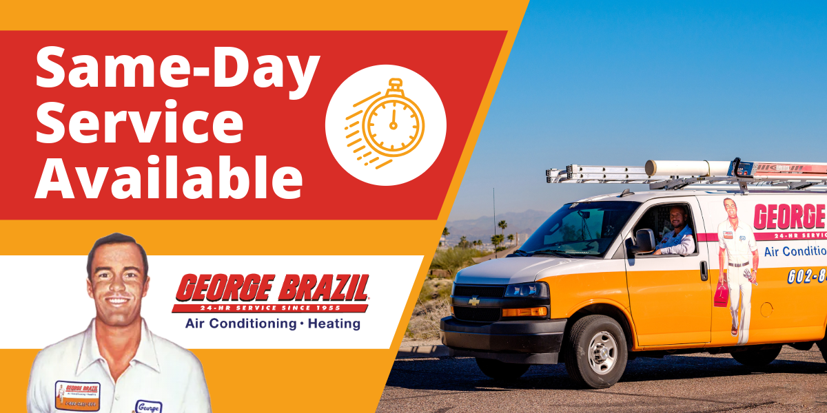 George Brazil Air Conditioning & Heating ad