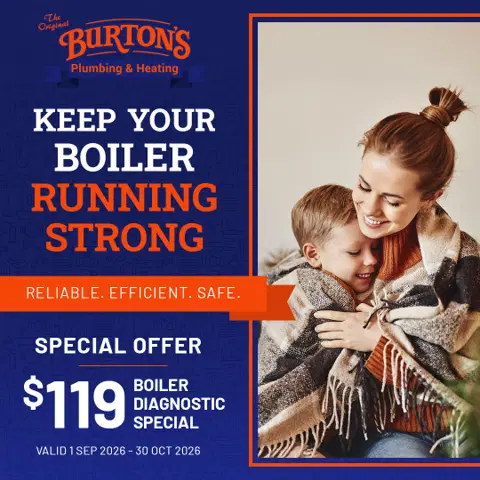 Burton's Plumbing & Heating ad