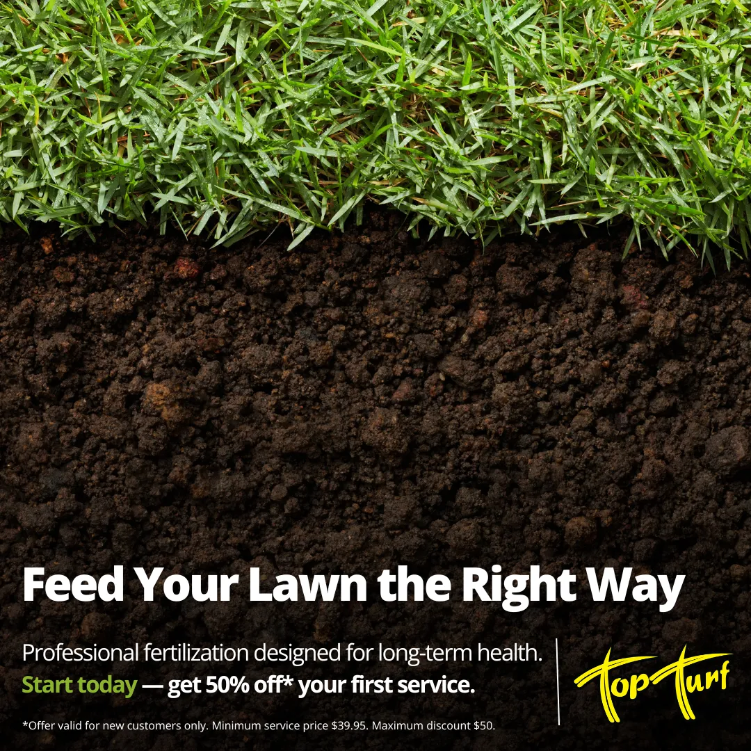 Top Turf Lawn Care and Pest Management ad