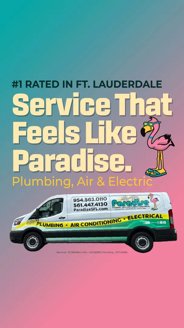 Paradise Plumbing, Air & Electric ad