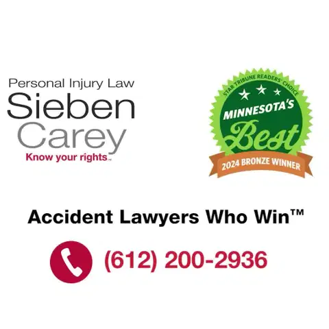SiebenCarey Personal Injury Law ad