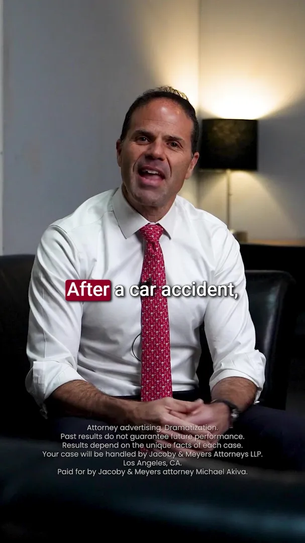 Jacoby & Meyers Accident & Injury Lawyers - Los Angeles ad